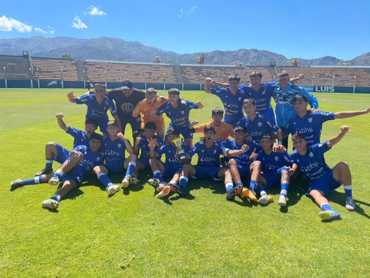 La Quinta de la Crema fue campeón en San Luis.Foto: Prensa AR