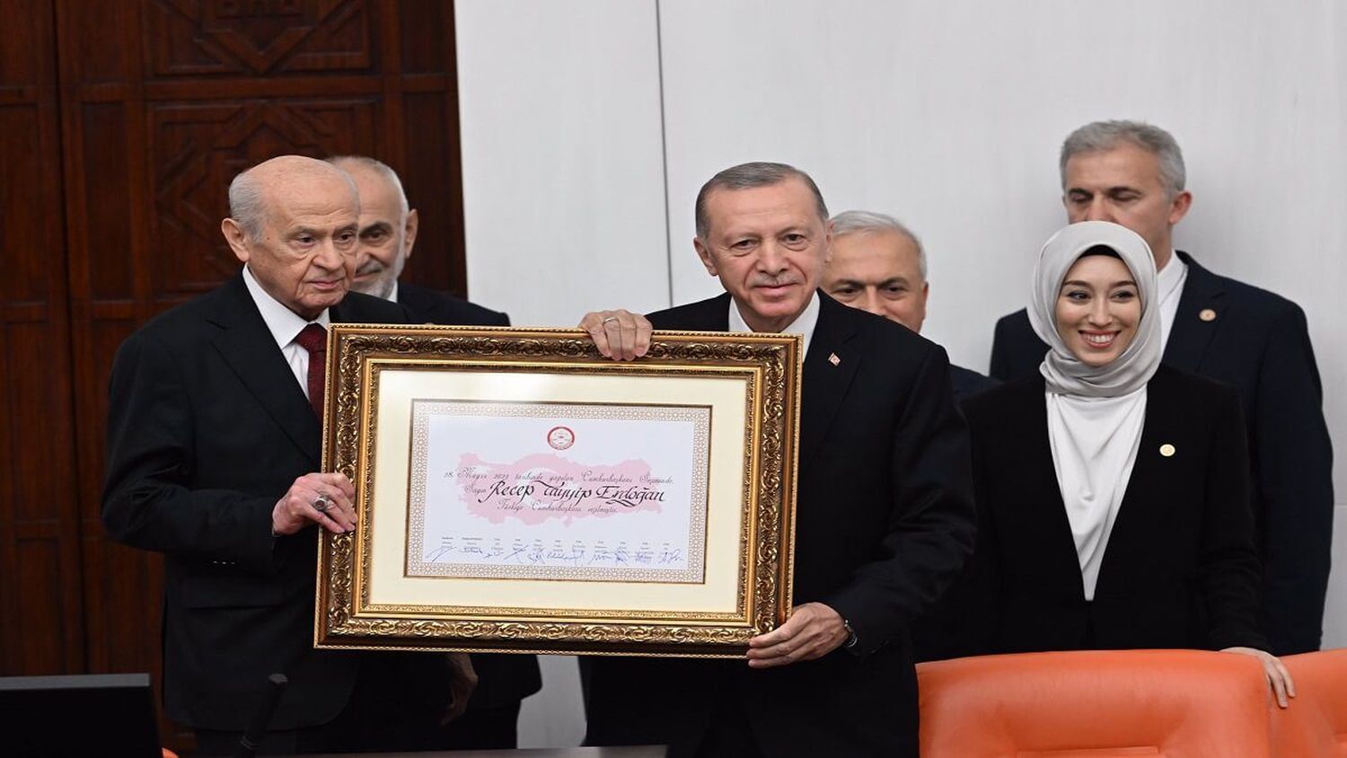 CON MADURO en primera fila: así fue la toma de posesión de Erdogan para su tercer mandato en Turquía