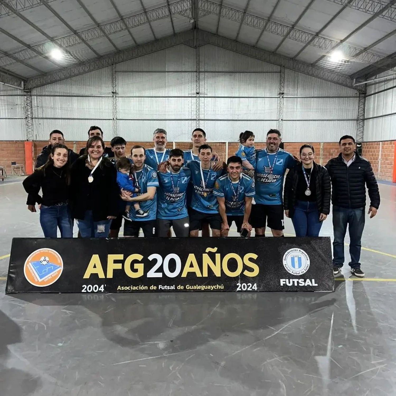 Defensores del Oeste se consagró campeón del Torneo Apertura de futsal