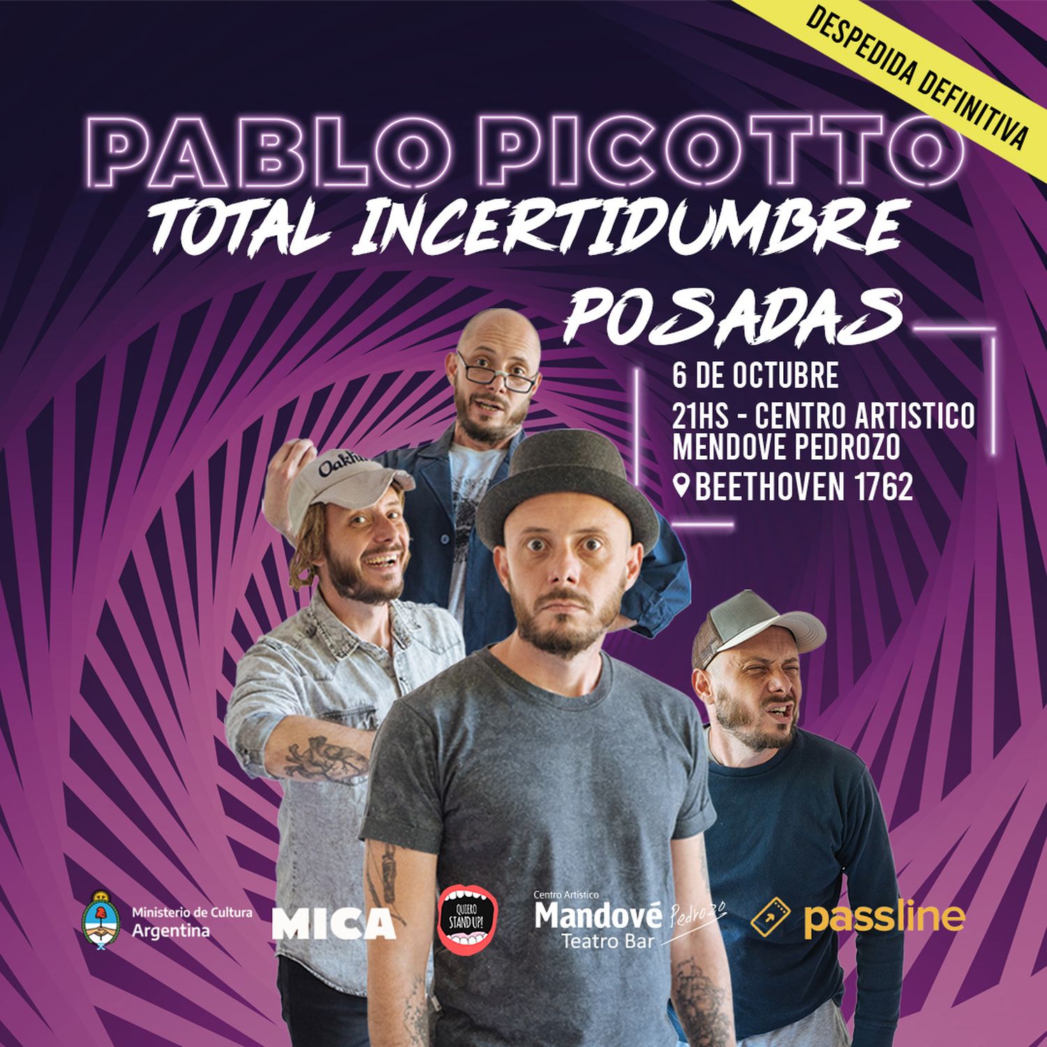 Pablo Picotto presenta “Total incertidumbre” en la sala Mandové