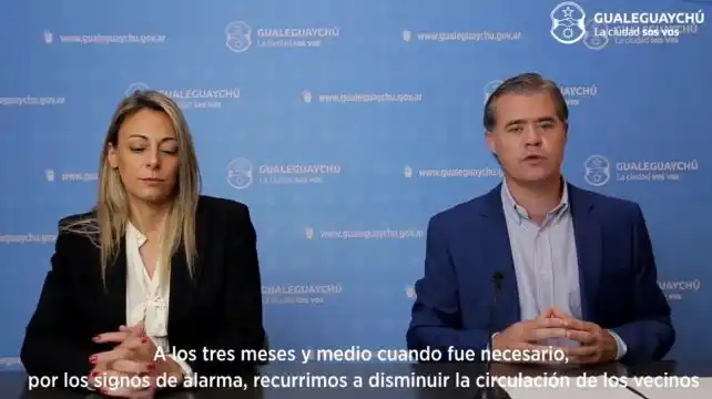 El Intendente de Gualeguaychú, pidió ser responsables