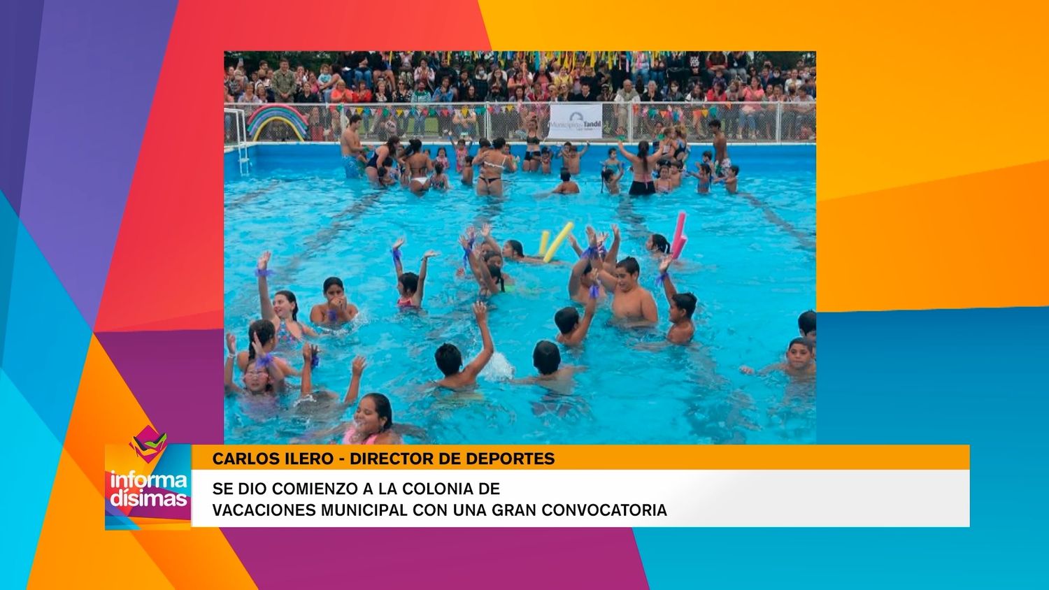 Se dio comienzo a la colonia de vacaciones municipal con una gran convocatoria