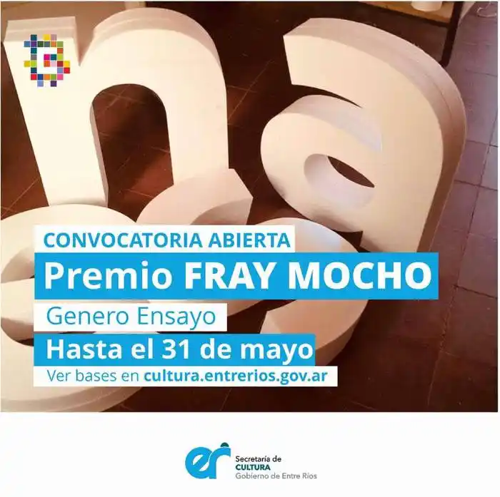 El gobierno provincial abre la convocatoria a ensayos para el Premio literario Fray Mocho