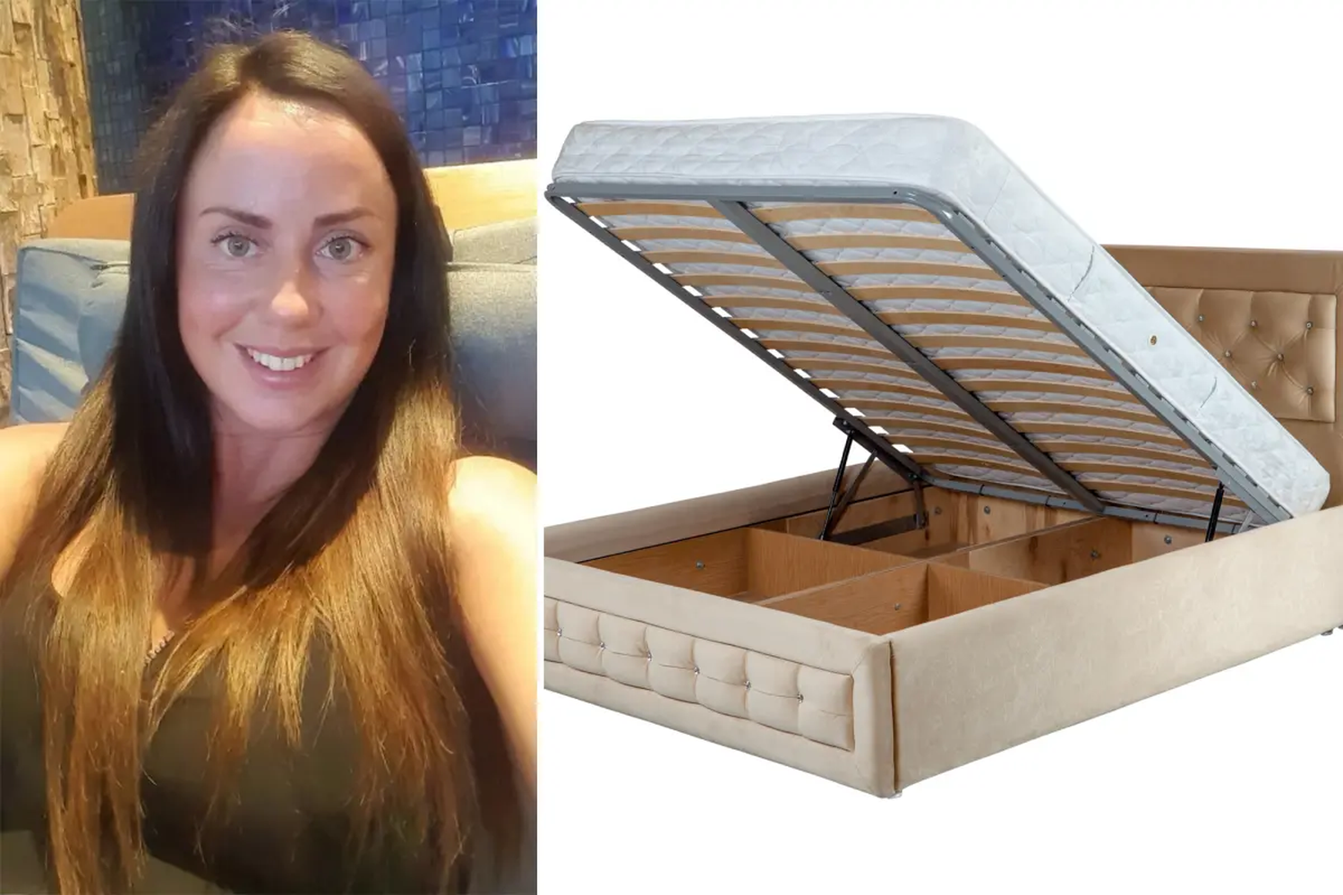 Woman killed after malfunctioning ottoman bed falls on her neck