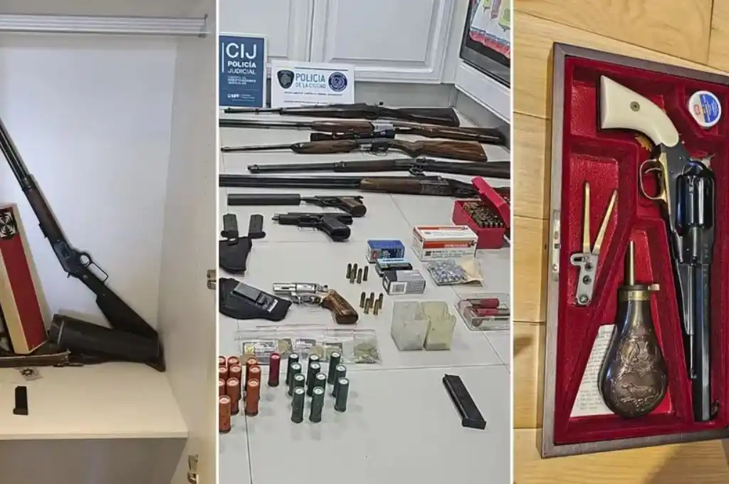 Secuestro de armas en Puerto Madero