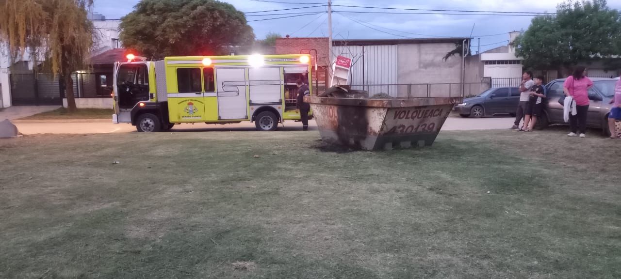 incendio contenedor