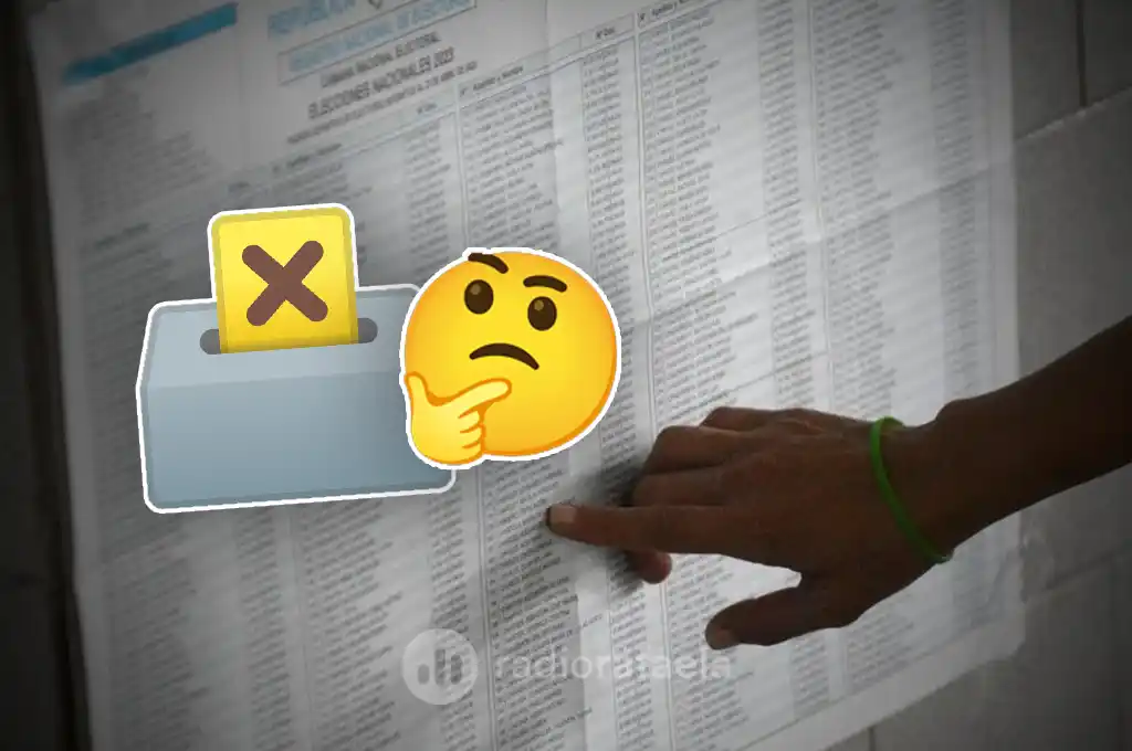 Es fundamental confirmar el lugar y la mesa donde cada uno emitirá su voto.