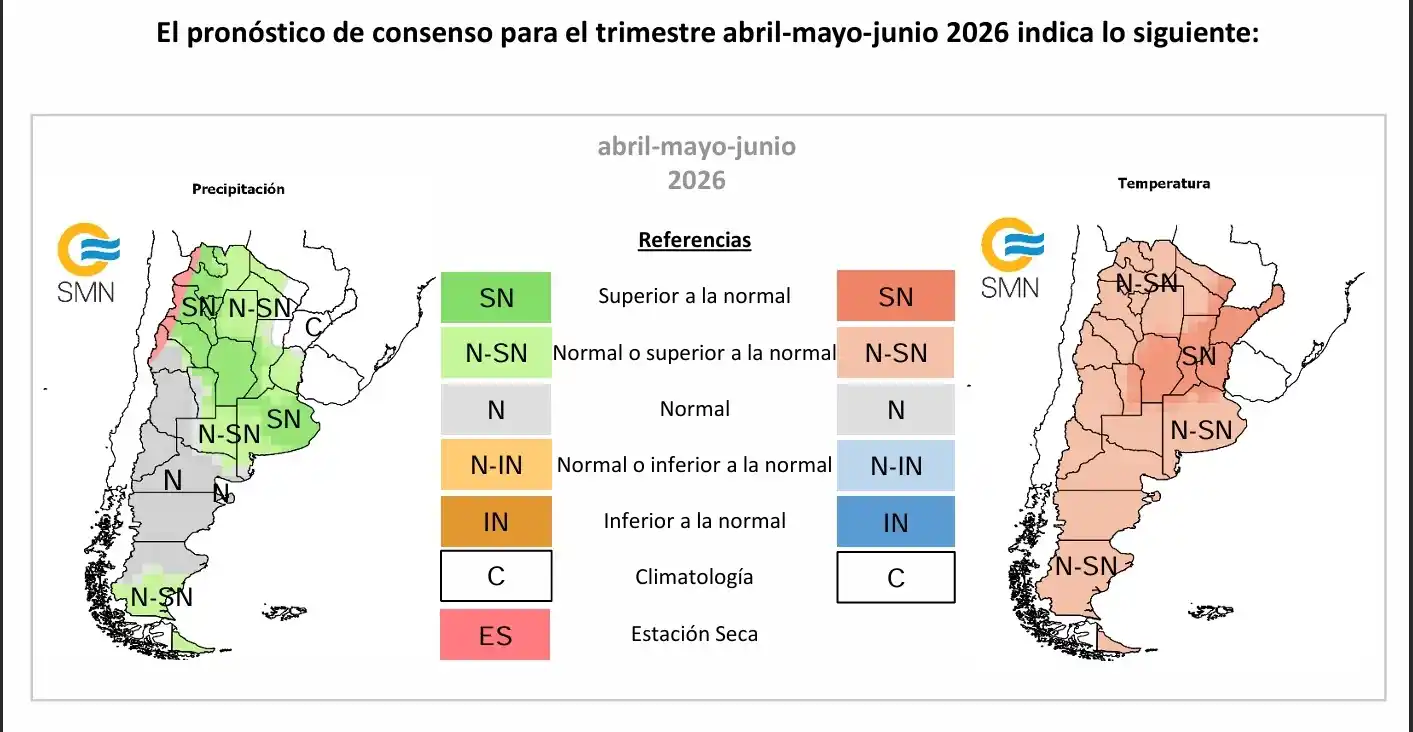 mapas smn trimestre
