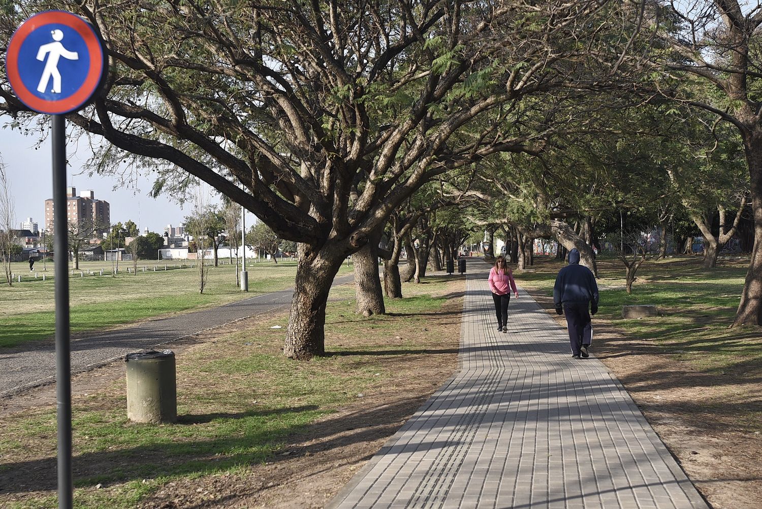 El Parque Federal ya cuenta con un sendero para peatones