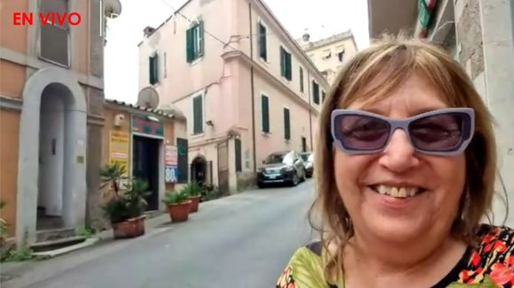 Lilí Berardi desde Fraine: Antonio Berardi reunió a la familia en su ciudad natal en Italia