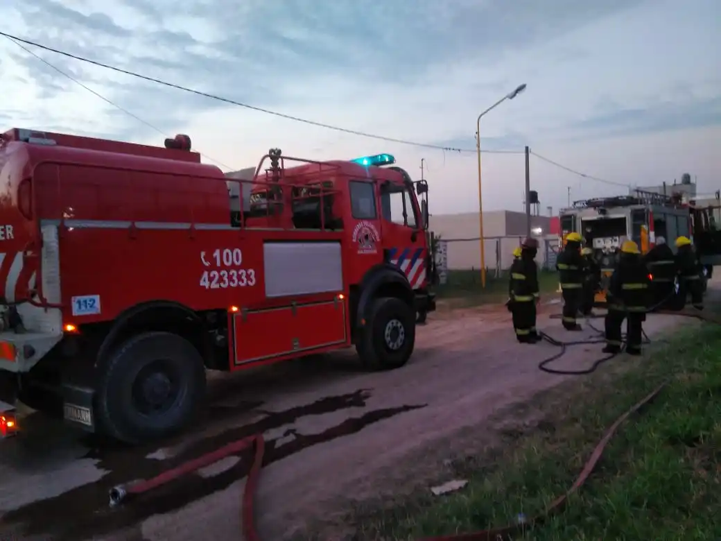 Se incendió un galpón en Romani y Teresa Margalot