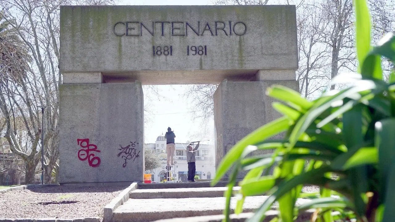 Monumento. Se realizan trabajos de restauración y acondicionamiento