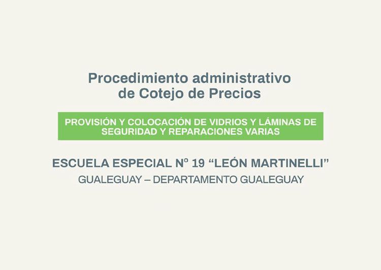 Ejecutarán trabajos de seguridad y mantenimiento en escuela de Gualeguay