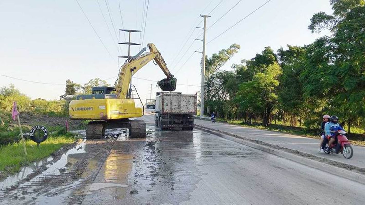 La Municipalidad acentuó trabajos para
el mantenimiento de desagües pluviales