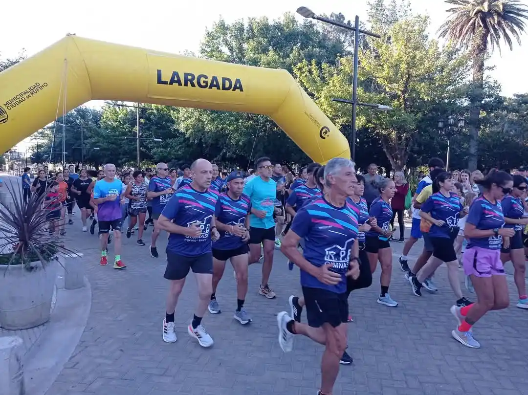 Largada del evento que captó la atracción de los rufinenses.