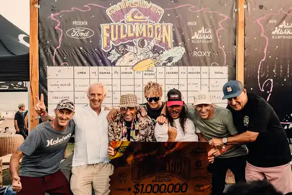 Fiesta del surf argentino con todas las generaciones reunidas bajo la luna llena