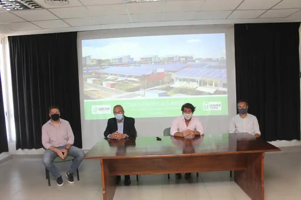 La Usina de Tandil presentó el proyecto "Comunidades solares"