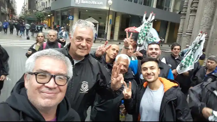 «Chelo» Rivero en el acto de Cristina