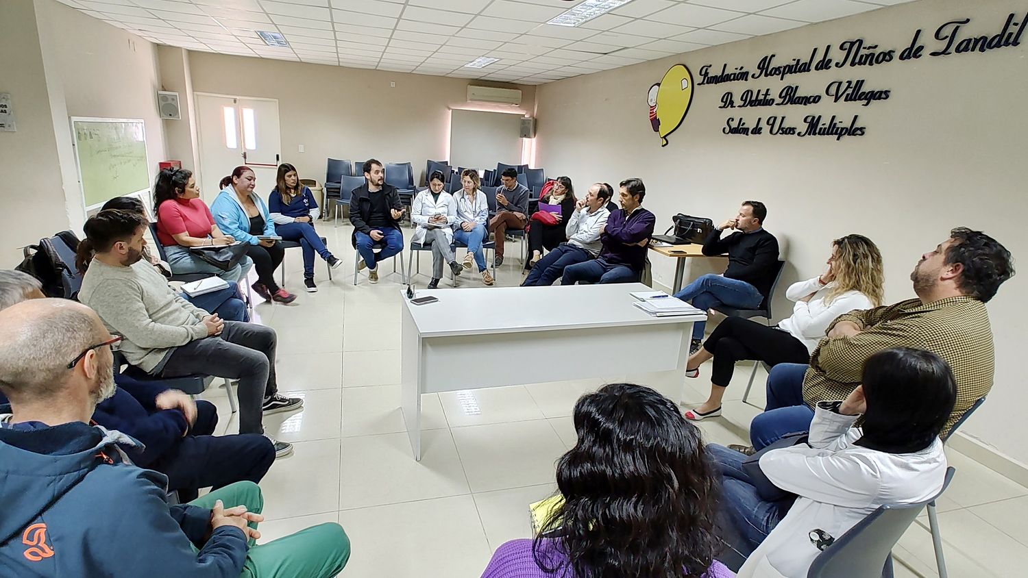 El encuentro fue encabezado por la Dra. Cecilia Martens, presidente del Sistema Integrado de Salud Pública, y el vicepresidente, Claudio Crovetto.