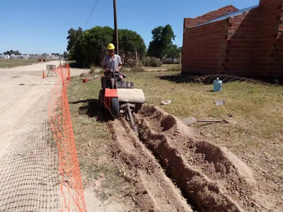 Avanza a buen ritmo la obra de ampliación de la red de gas