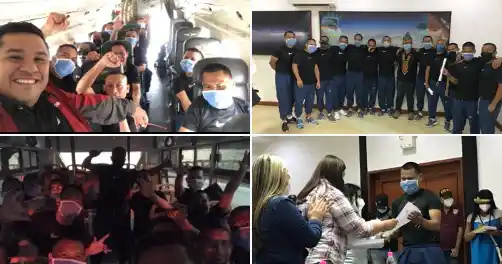 12 PEMONES: ya están con sus familiares y amigos