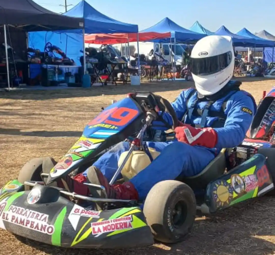 Karting: Mariano Moyano logra un destacado quinto lugar en Marcos Paz