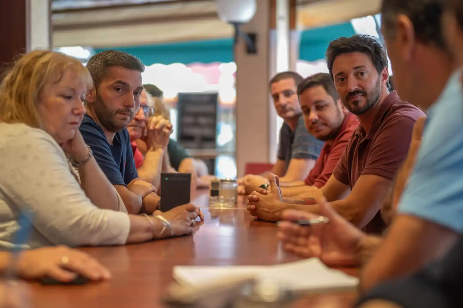 Yeza estuvo de recorrida en Morón junto al Concejal local Claudio Faro.