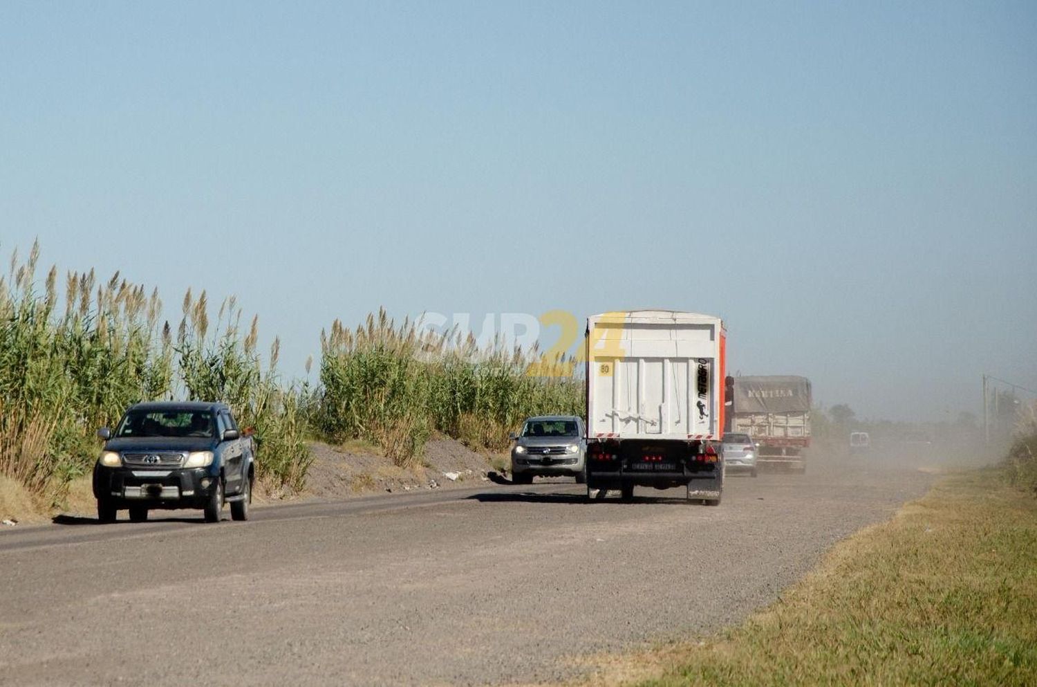 Orciani y Ciancio piden por la reparación de la ruta 90 para que vuelva la doble circulación en Melincué