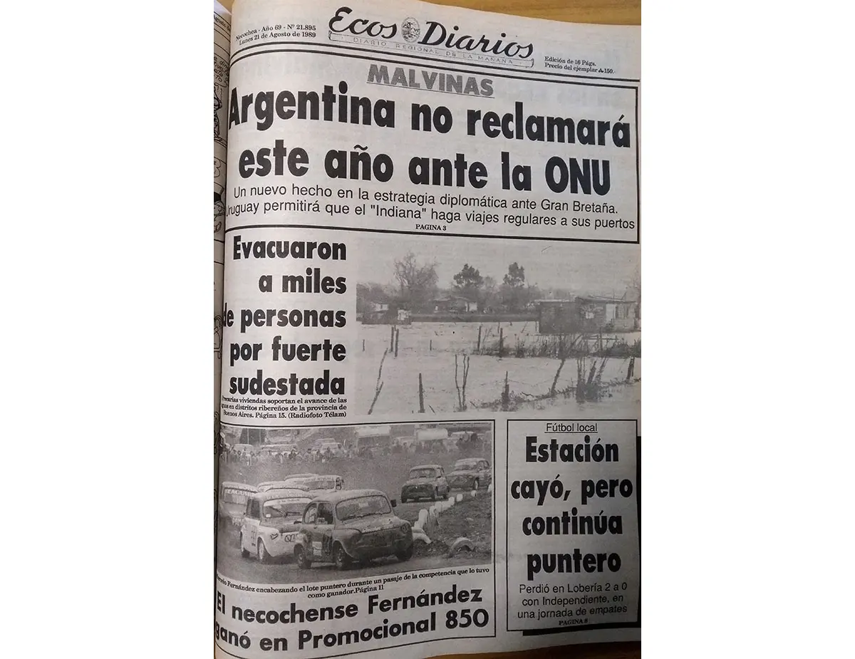 Lunes 21 de agosto de 1989
