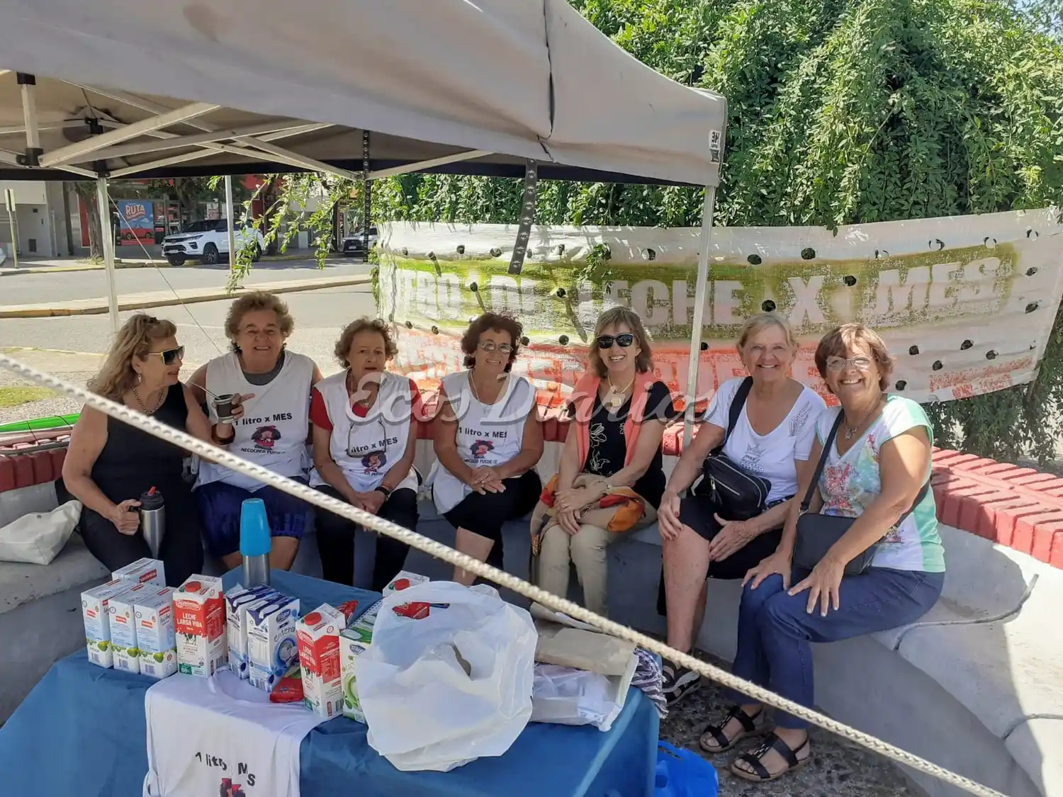 "1 Litro de leche por mes, Necochea puede"