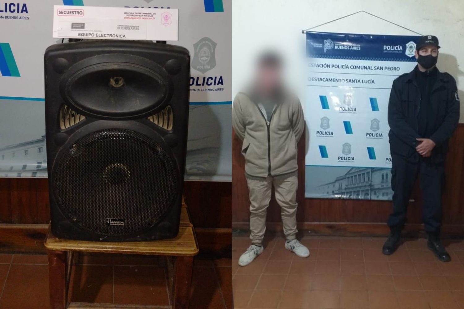 Pueblo Doyle: la policía recuperó elementos robados en el club La Roca