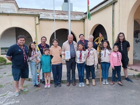 El Grupo Scout reconoció la gestión de Sánchez