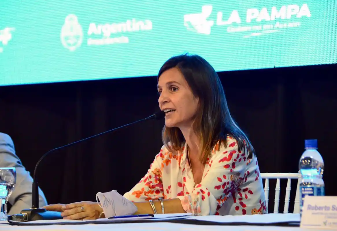 Fernanda Raverta, titular de la Anses.