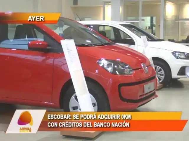 Escobar: Se podrá adquirir 0Km con créditos del banco Nación