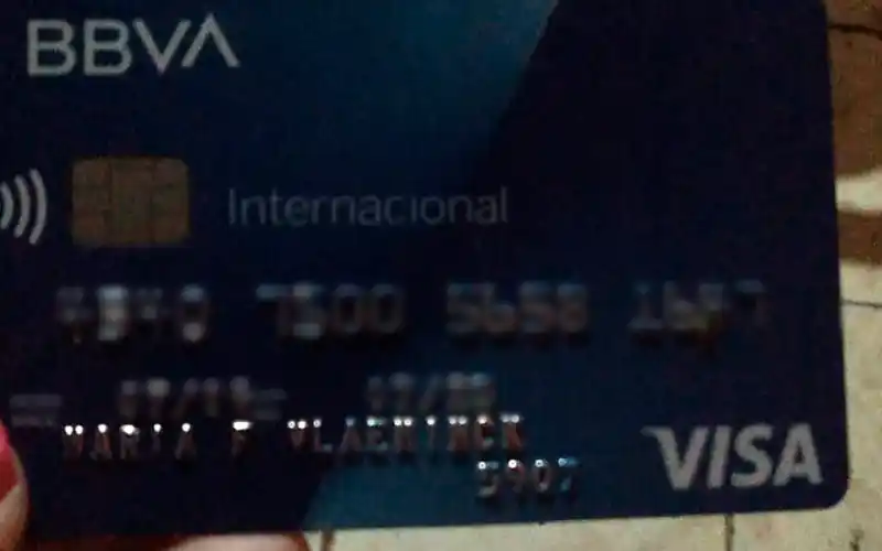 Encontraron la tarjeta de María Vlaeminck