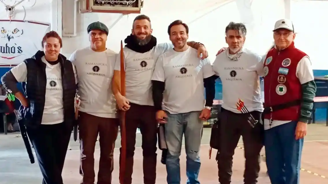 Los arqueros de “Rama Negra”, destacados en la ciudad de Tandil