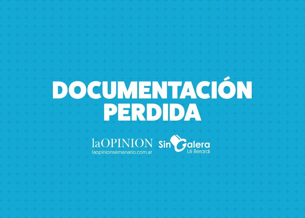 Jeremías Cáceres perdió billetera con documentación