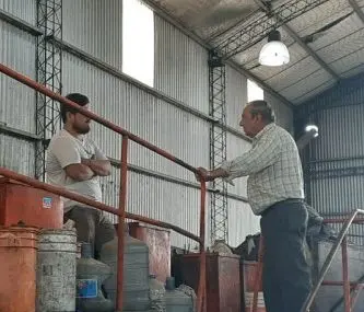 Carlos Sánchez visito la planta de separación de residuos de Bellocq