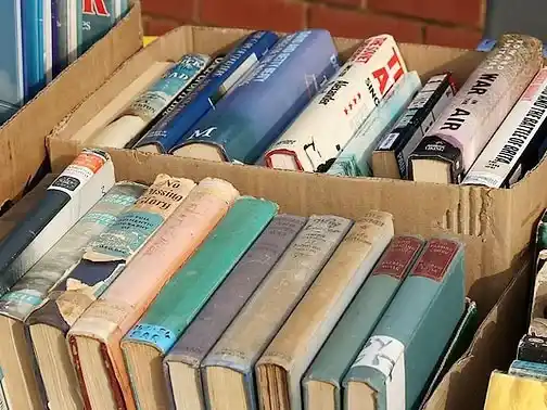 Buenos libros a precios excelentes en la primera feria de usados de la Parroquia Nuestra Señora del Valle