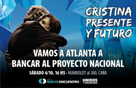 Elecciones 2015: Nuevo Encuentro reúne a su militancia en estadio de Atlanta