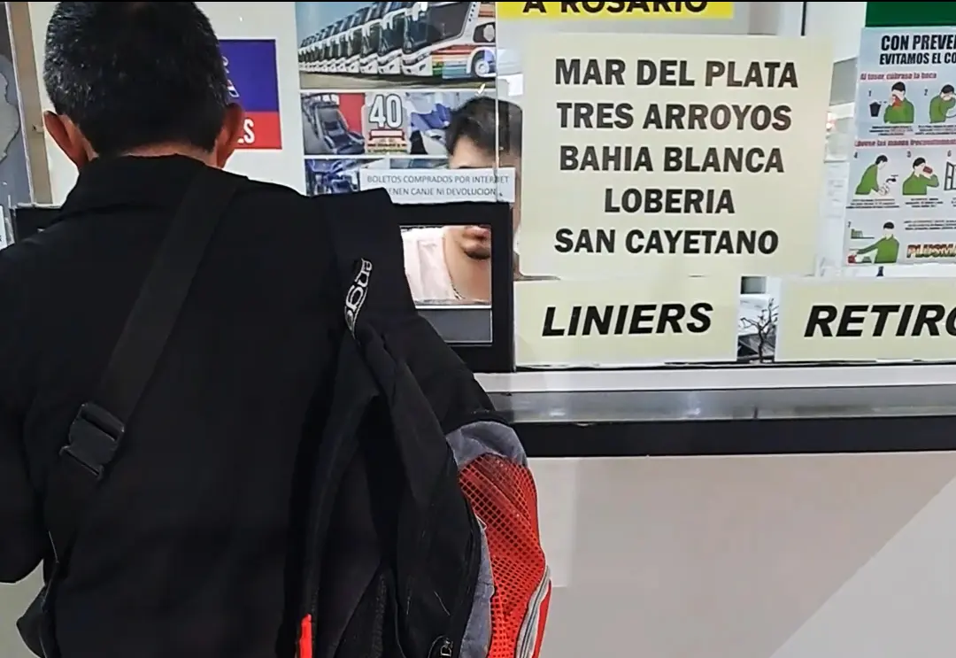 Consulta por pasajes en la Terminal de Necochea