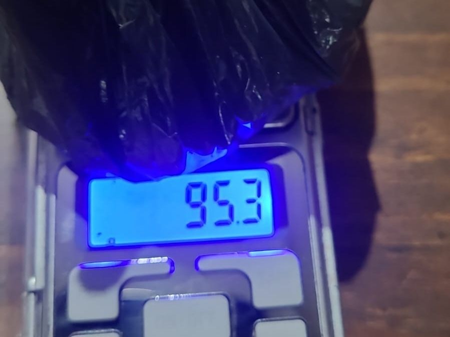 Parte de lo secuestrado por la policía.