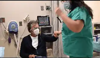 "El Puma" recibió la primera dosis de la vacuna. Foto: Instagram