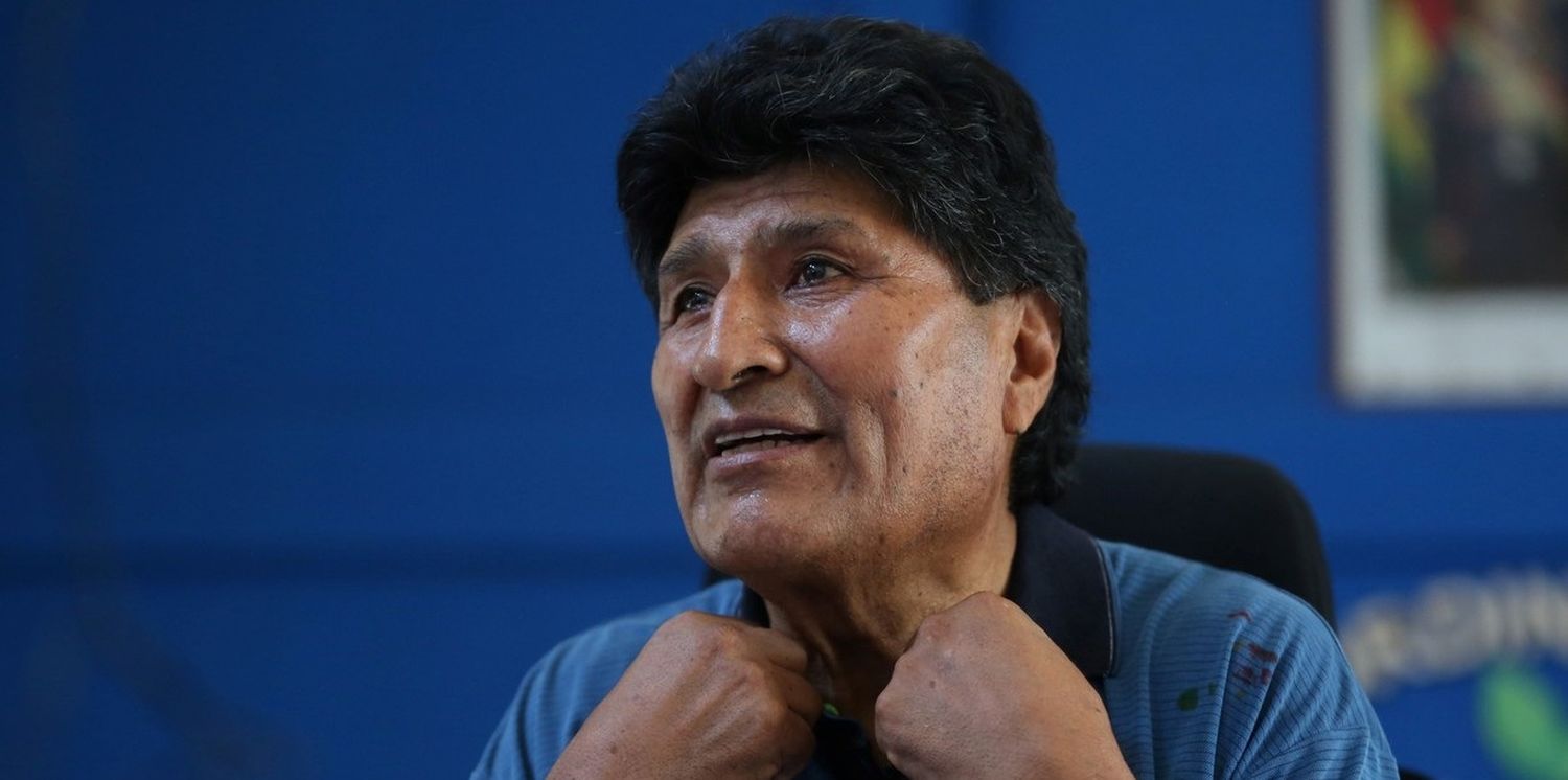 El ex presidente de Bolivia Evo Morales