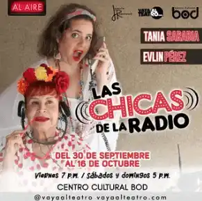 Tania Sarabia y Evlin Pérez hacen la obra. Foto Instagram