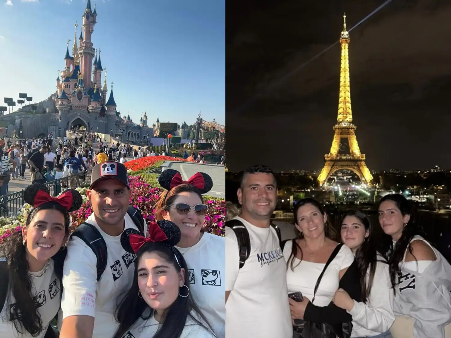 Familia Meana en Paris, Francia