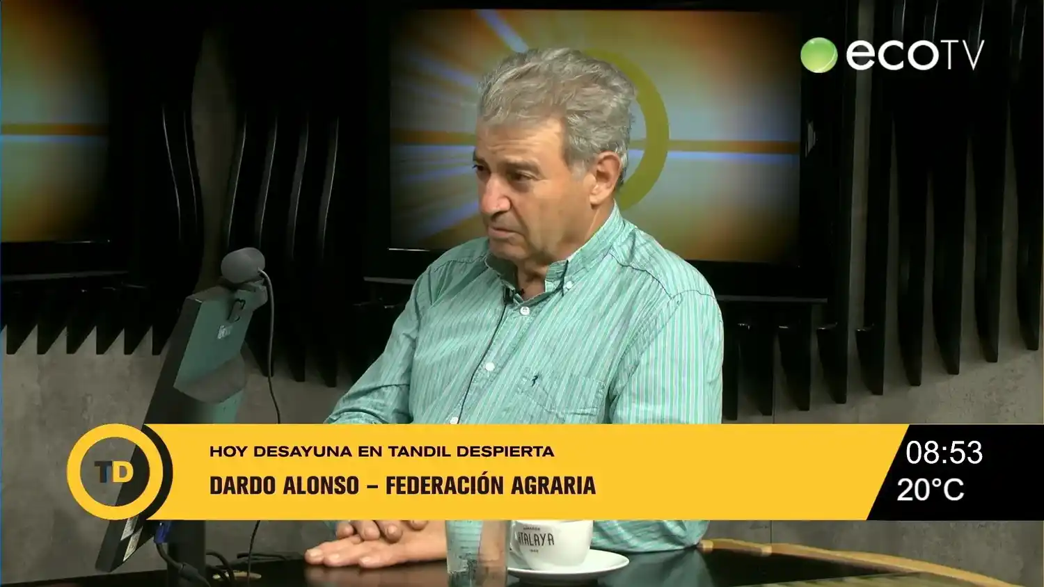 Dardo Alonso, integrante de la filial Tandil de la Federación Agraria Argentina.