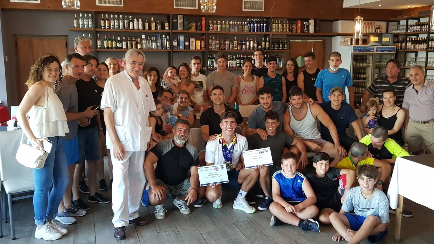 Náutico distinguió a Valentín Rossi y Rebeca D’Estéfano por sus medallas en los Juegos Panamericanos Junior 2021