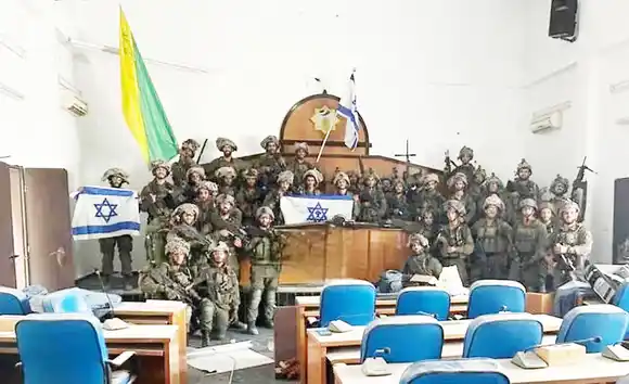 El ejército israelí tomó el Parlamento de Gaza: "Los terroristas huyen hacia el sur”