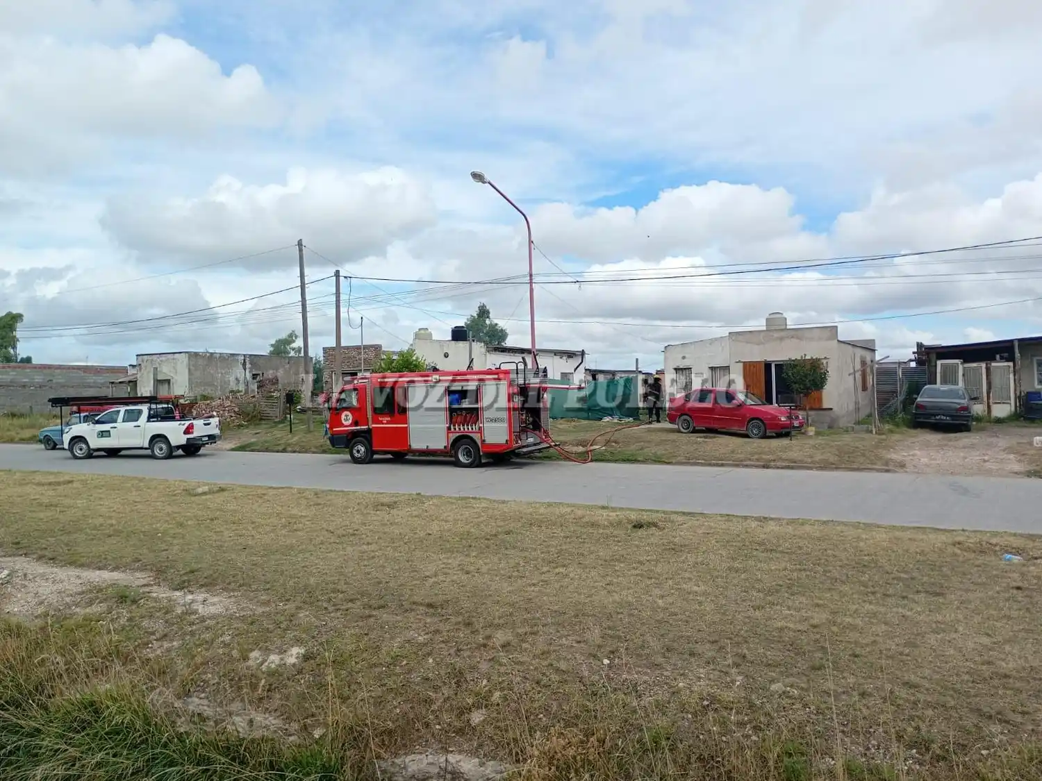 Incendio en una vivienda